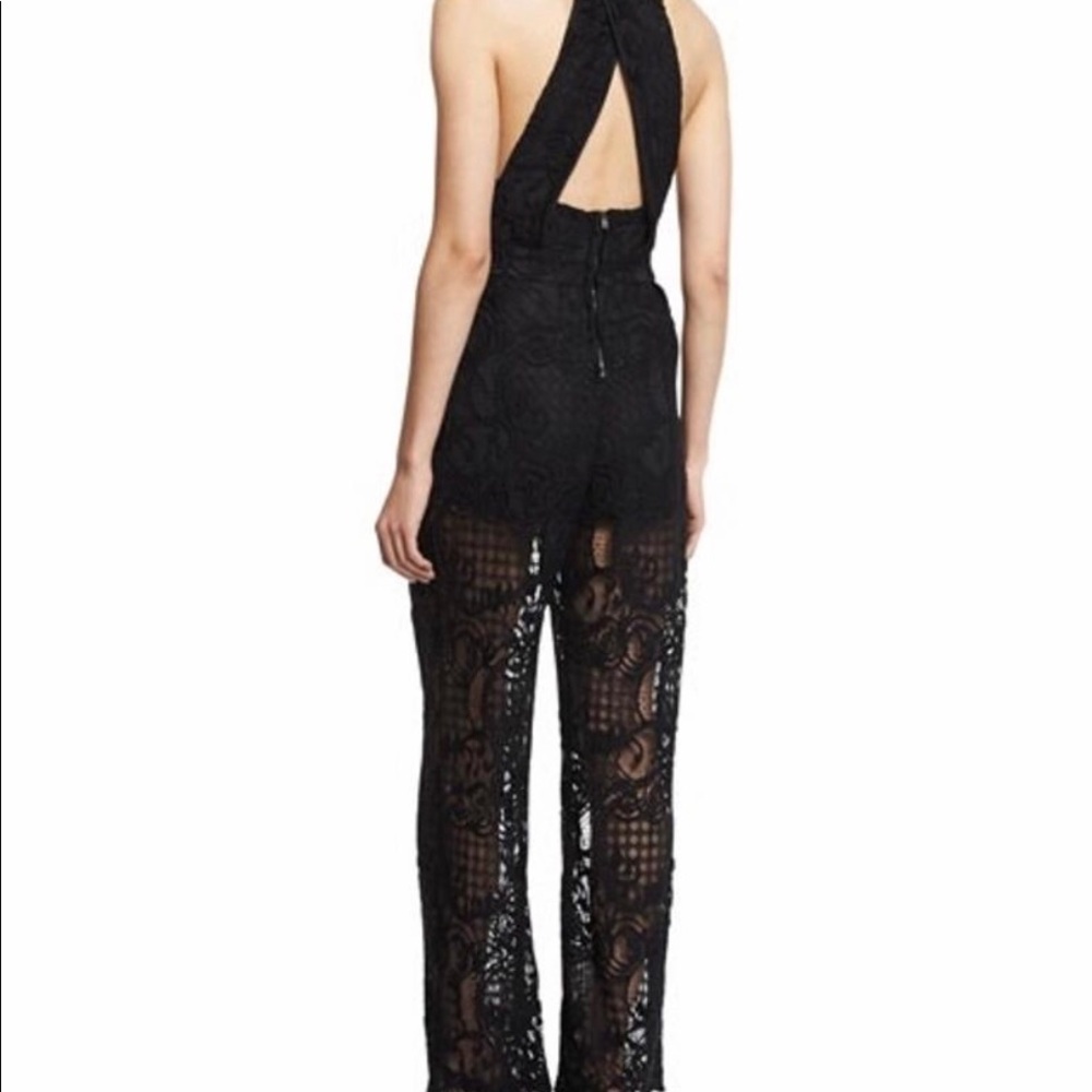 Kendall & Kylie halter-neck lace jumpsuit with cutouts XS - Picture 4 of 11